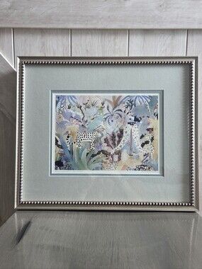 Leah Niemoth Encampment in the Forest Framed Art Print Signed 2005 Look Gallery